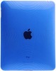 Rubberized Crystal Skin Case for Apple iPad (Swirl Blue)