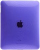 Rubberized Crystal Skin Case for Apple iPad (Swirl purple)