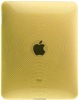 Rubberized Crystal Skin Case for Apple iPad (Swirl yellow)