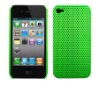 Rubberized mesh hard shield case for iphone 4s