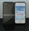 S-LINE TPU design shape gel skin cover case for IPHONE 4G 4S 4GS