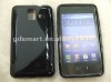 S-LINE TPU design style cover gel skin case for SAMSUNG WAVE M S7250 WAVE725
