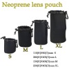 S+M+L+XL Soft Neoprene Lens Pouch Case Bag