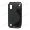 S Shape TPU Gel Case Cover for ZTE Wrap N860