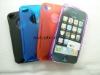 S-line design TPU gel case cover for  iphone 4G