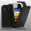 S5360 black Flip PU Leather CASE COVER FOR SAMSUNG GALAXY Y S5360