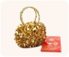 SEQUINED BEADED EVENING CLUCH PURSE
