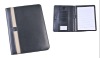 SG13032 A4 size leather business portfolio with notepad