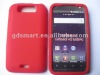 SILICONE rubber skin back cover case for LG COMMECT 4G MS840 MatroPCS red