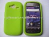 SILICONE rubber skin soft back case for PANTECH BURST 4G LTE P9070 AT&T protective cover green