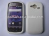 SILICONE rubber skin soft back case for PANTECH BURST 4G LTE P9070 AT&T protective cover white