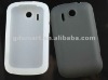 SILICONE rubber skin soft back cover case for HTC EXPLORER PICO A310E black