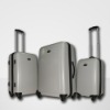 SILVER ABS TROLLEY CASE