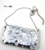 SILVER SEQUINS PARTY BAG