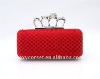 SKULL Knuckle Hard Case Evening Clutch Bag, Many Colors 063