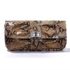SNAKE DESIGN EVENING clutch handBAG evening PURSE