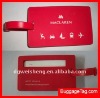 SOFT PVC luggage tags bright color