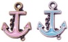 SPE0393 Tiny Enamel Anchor Pendant_ Novel Zip Puller