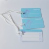 Salable promotional id clear plastic luggage tags