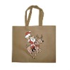 Santa Clause Nonwoven Shopping Bags