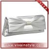 Satin Clutch with Bow and Rhinestone adornment