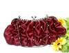 Satin Evening Bag with Crystal