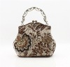 Satin Printed Pattern Handbag,WB1008