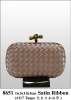 Satin Riobbon clutch bag