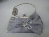 Satin-case evening bag