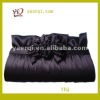 Satin clutch evening bag