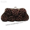 Satin clutch evening bags WI-0605