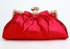 Satin evening bag ladies clutch