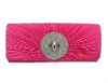 Satin evening bag/party bag/clutch bag