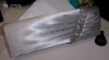 Satin fabric evening bag with crystal