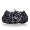 Satin plower evening bag clutch bags crystal bags 042