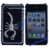 Scorpion Rhinestone Bling Diamond Jewel Case for iPhone 4