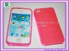 Scrub surface tpu hard gel case for iphone 4g