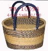 Seagrass Fruit basket with handle
