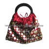 Seashell handbag, ladies' handbag, natural shell handbag, vietnam handbag, mother-of-pearl handbag, embroidered silk handbags.