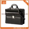 Secure Executive Locking Leather Men's Briefcase