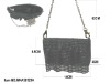 Sequine lady evening bag /party bag/make up bag