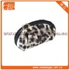 Sexy ziplock small leopard, clutch gray toiletry makeup bag