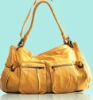 Sheepskin-leather ladies' fashion handbag  (wy-050)