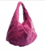 Sheepskin leather ladies' fashion handbag  (wy-273)