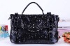 Shimmer black sequin designer fashion bags handbags 063
