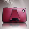 Shining Metal Hard Case with holder for Samsung Galaxy Tab (Combined by PC case and Metalic Craft)