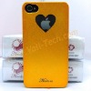 Shining Stylish Heart Hard Case Shell Skin For iPhone 4&4S