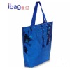 Shining blue gift bag