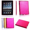 Shining contexture leather case for ipad 2