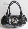 Shiny PU Black Tote Bag